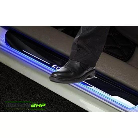 Led door sill on sale guard baleno